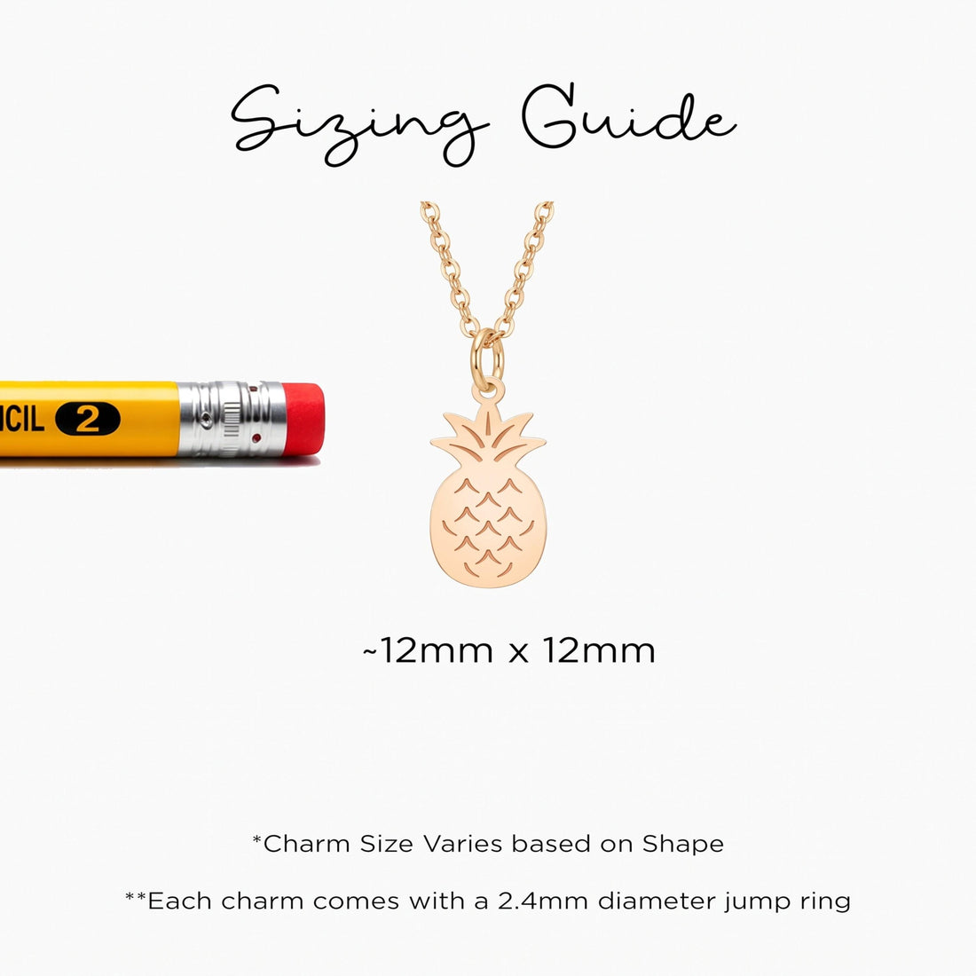 Pineapple Fruit Necklace Charm
