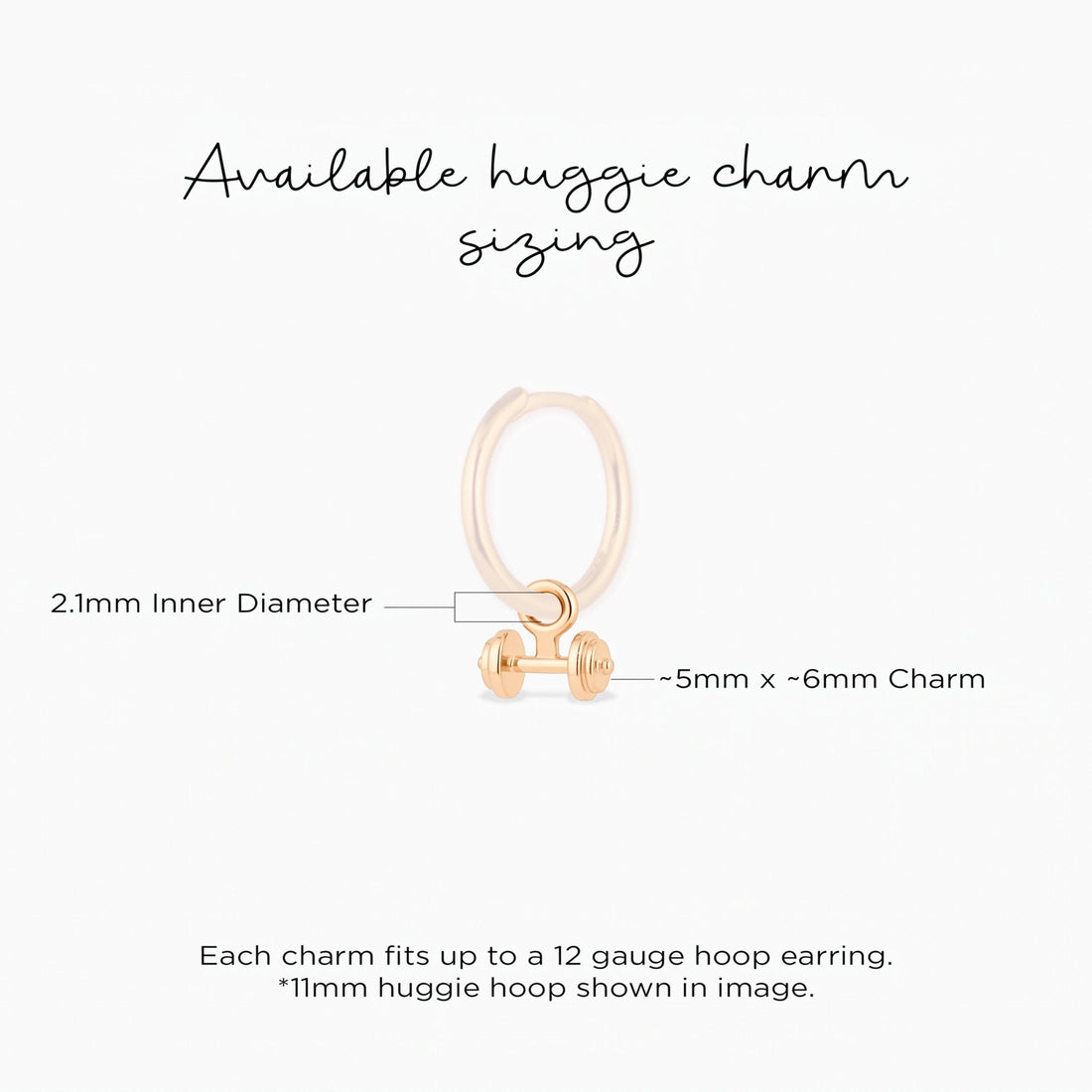 Dumbbell Weightlifter Necklace Charm