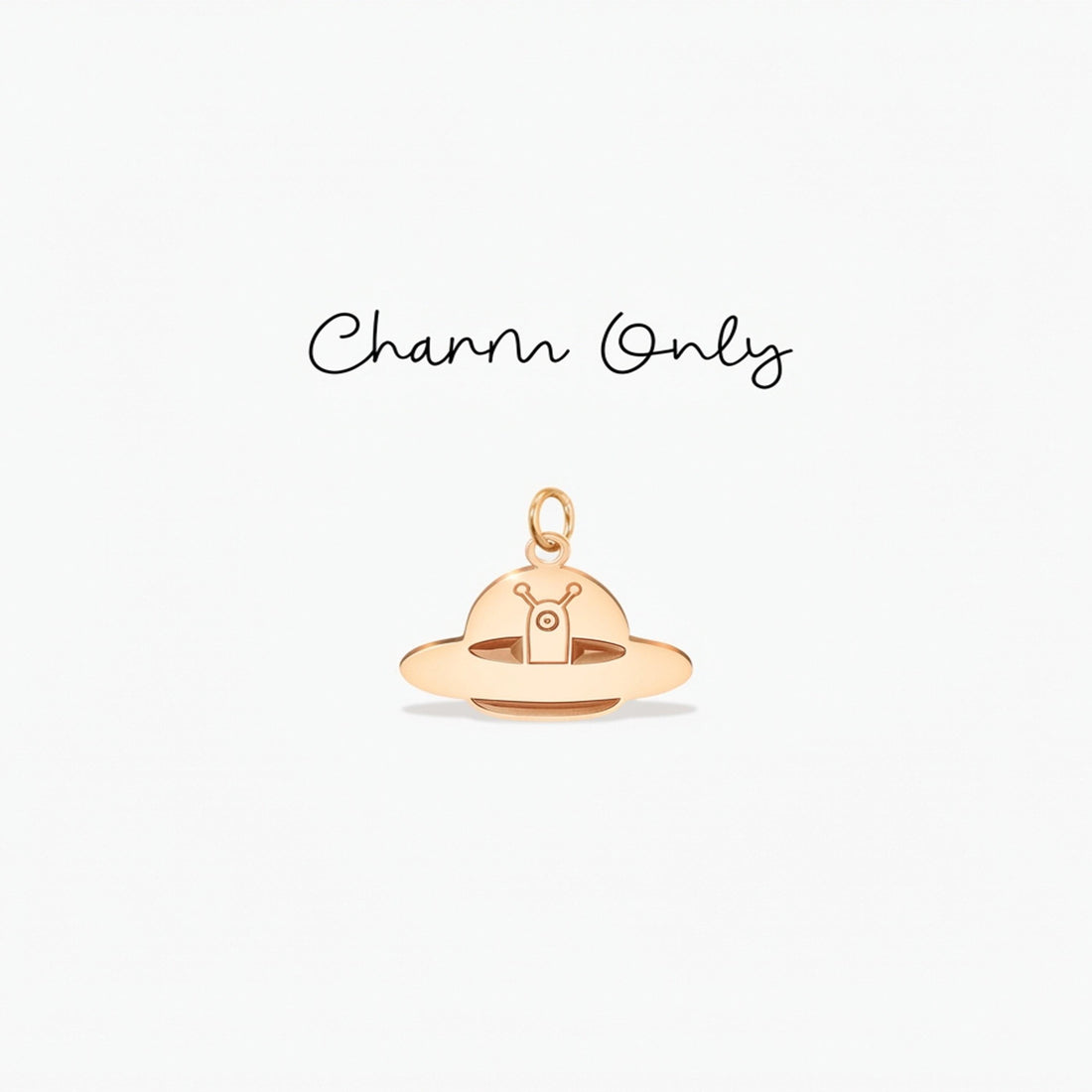 Ufo Alien Spaceship Charm