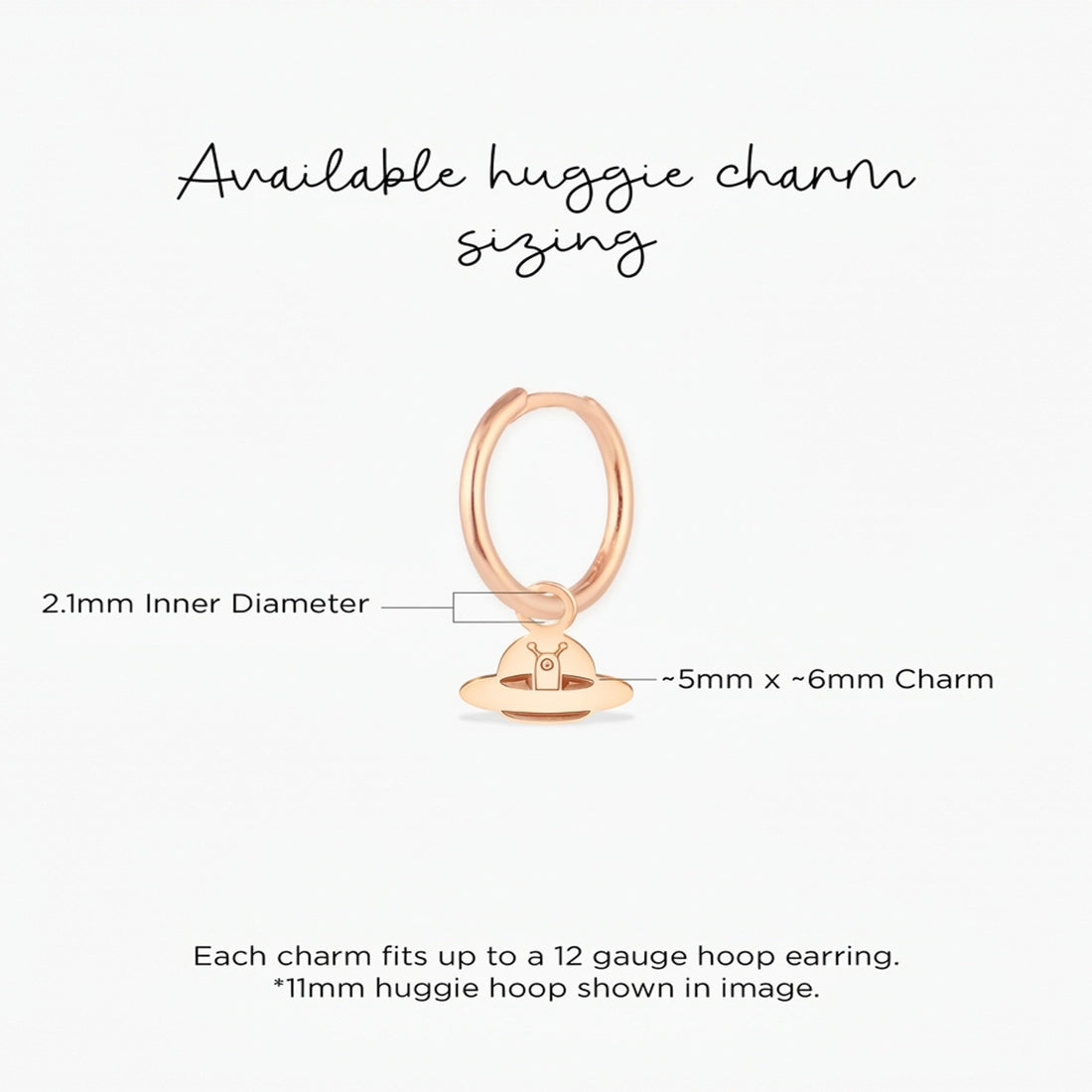 Ufo Alien Spaceship Charm