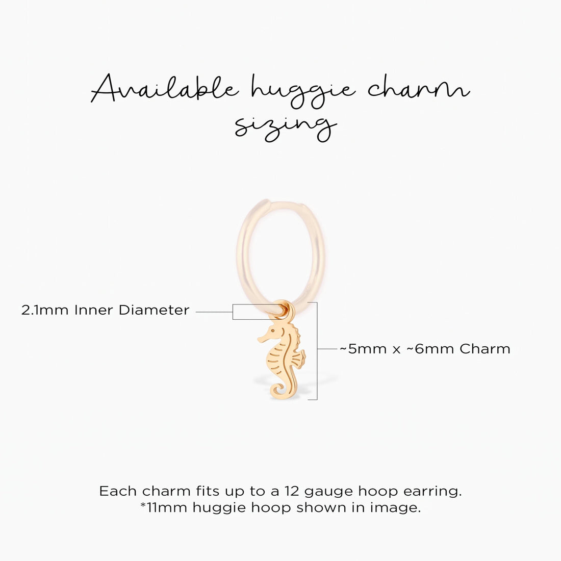 Dainty Seahorse Necklace Charm