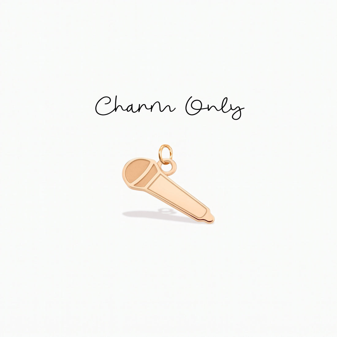 Microphone Singer Necklace Charm