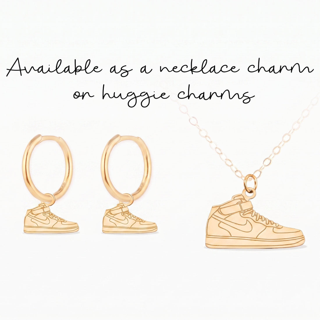 Basketball Sneaker Necklace Charm