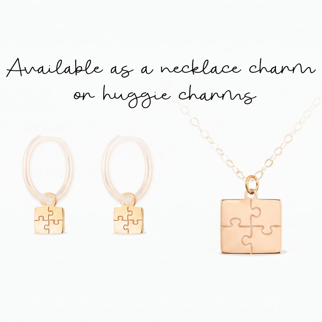 Puzzle Piece Game Necklace Charm