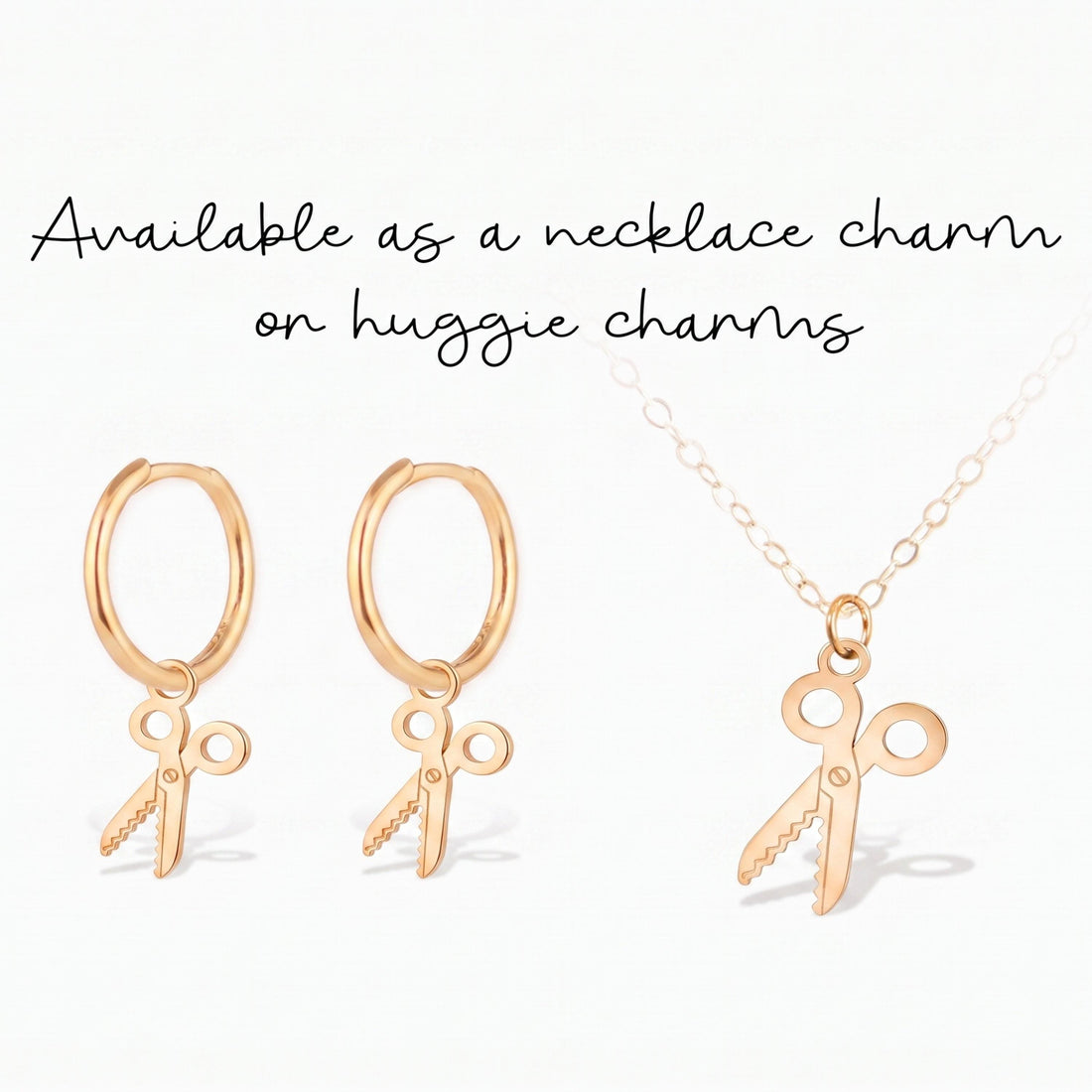 Barber Scissors Shears Charm