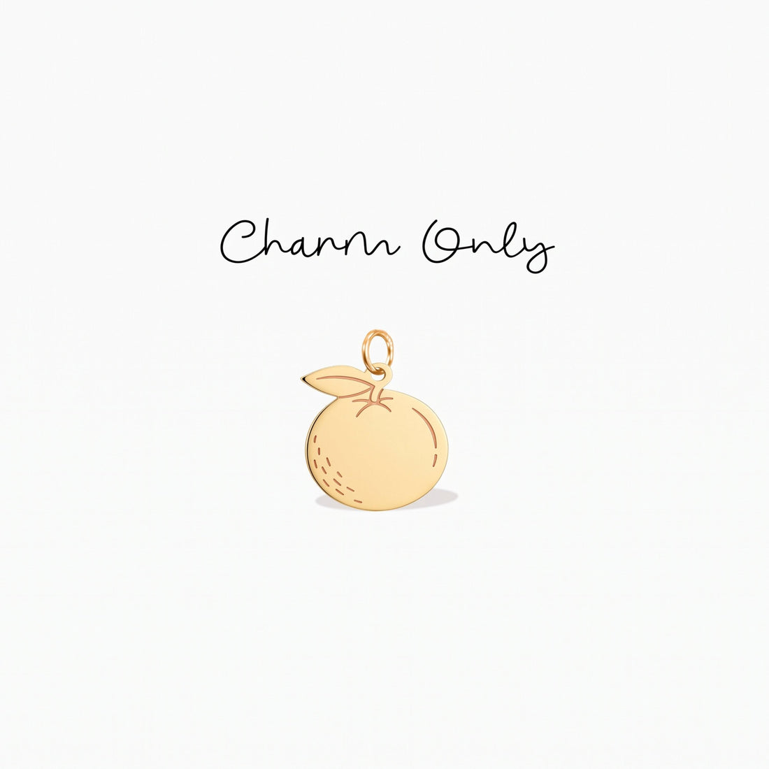 Peach Fruit Necklace Charm