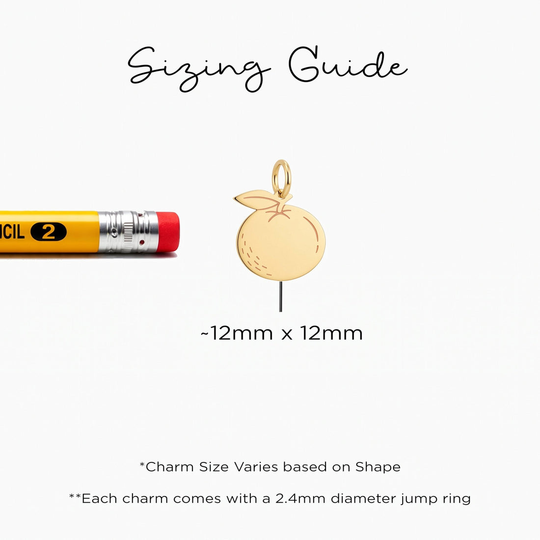 Peach Fruit Necklace Charm