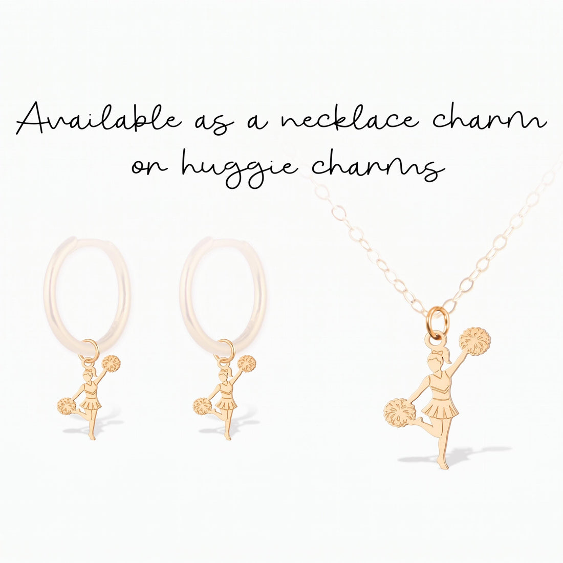 Cheerleader Pom Pom Charm