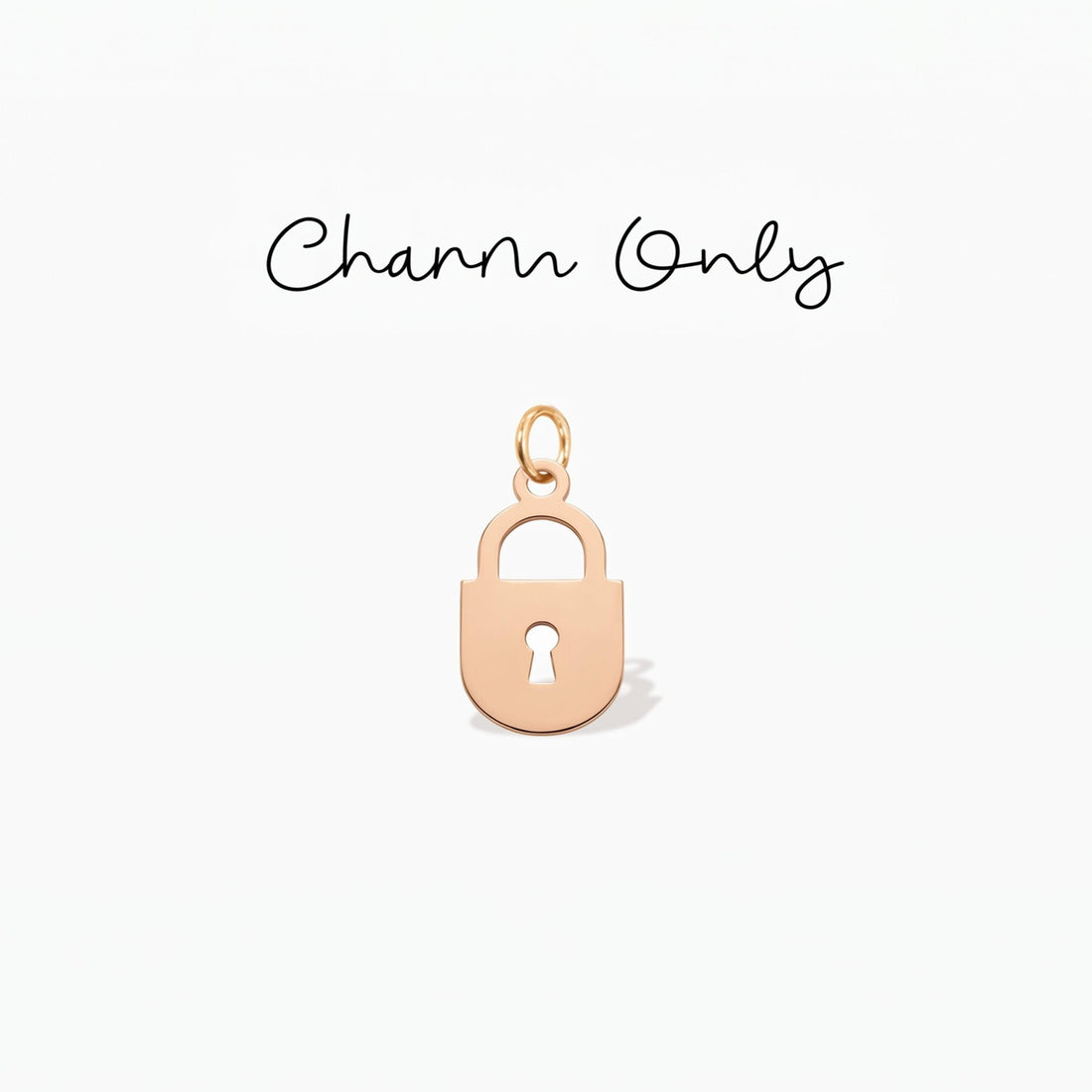 Padlock Key Lock Necklace Charm