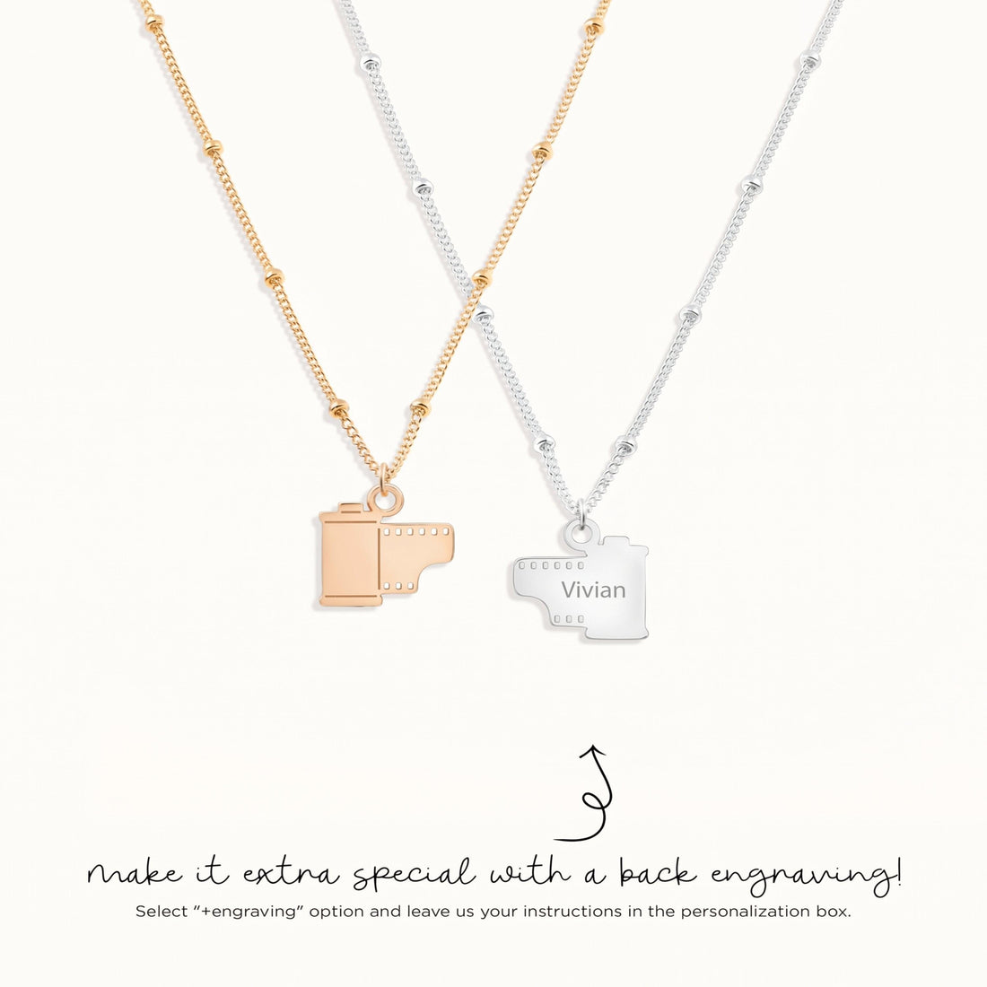 Film Roll Beady Necklace