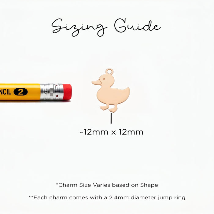 Walking Duck Charm Necklace