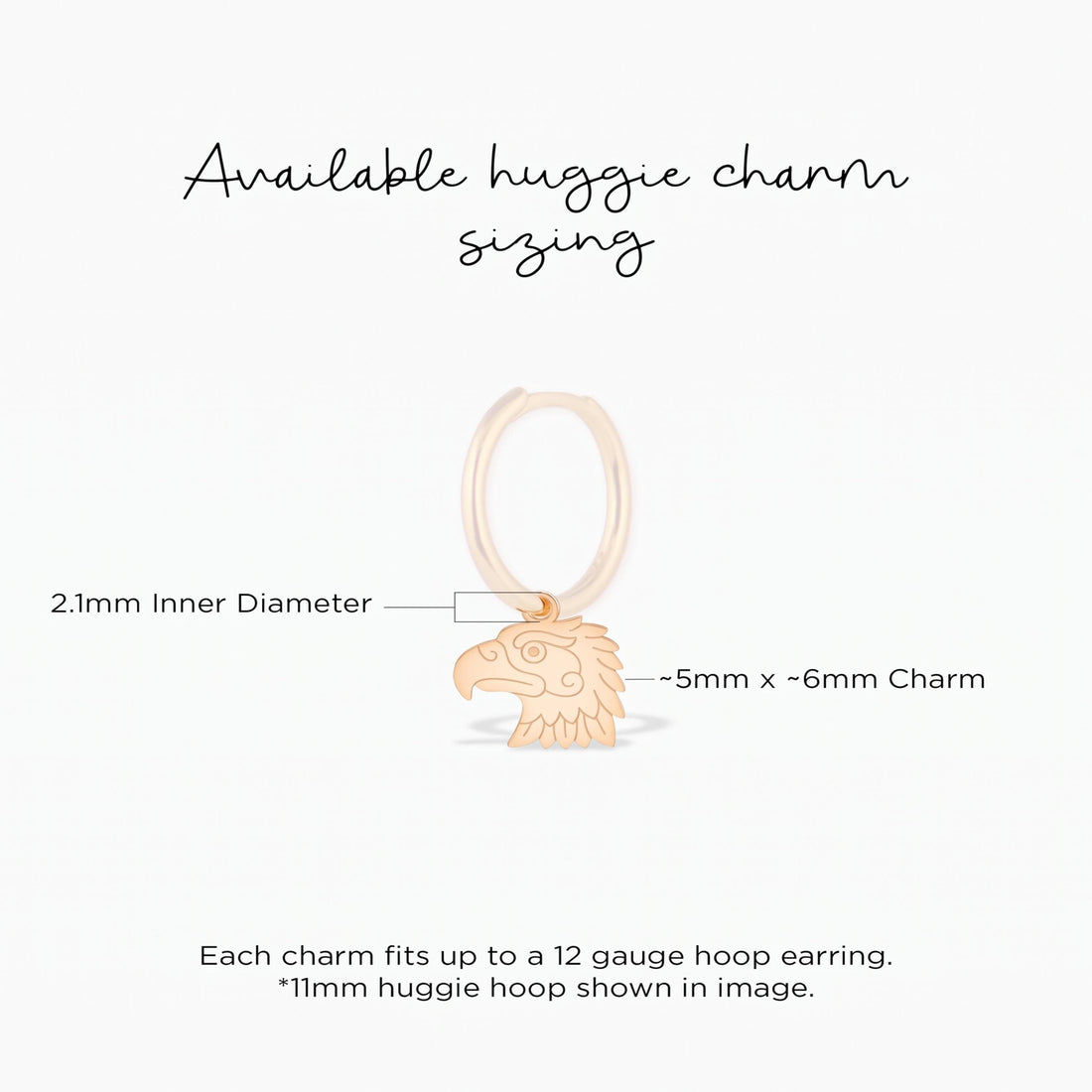 Eagle Head Necklace Charm