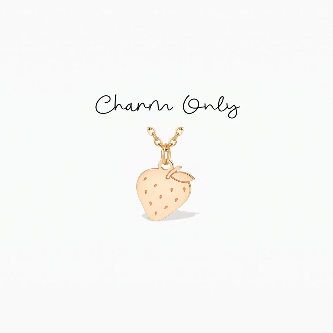 Strawberry Fruit Necklace Charm