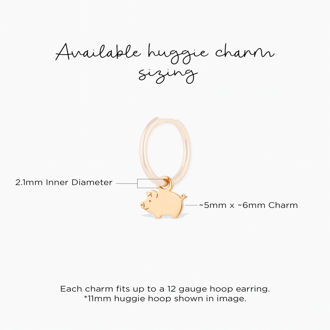 Pig Farm Animal Charm