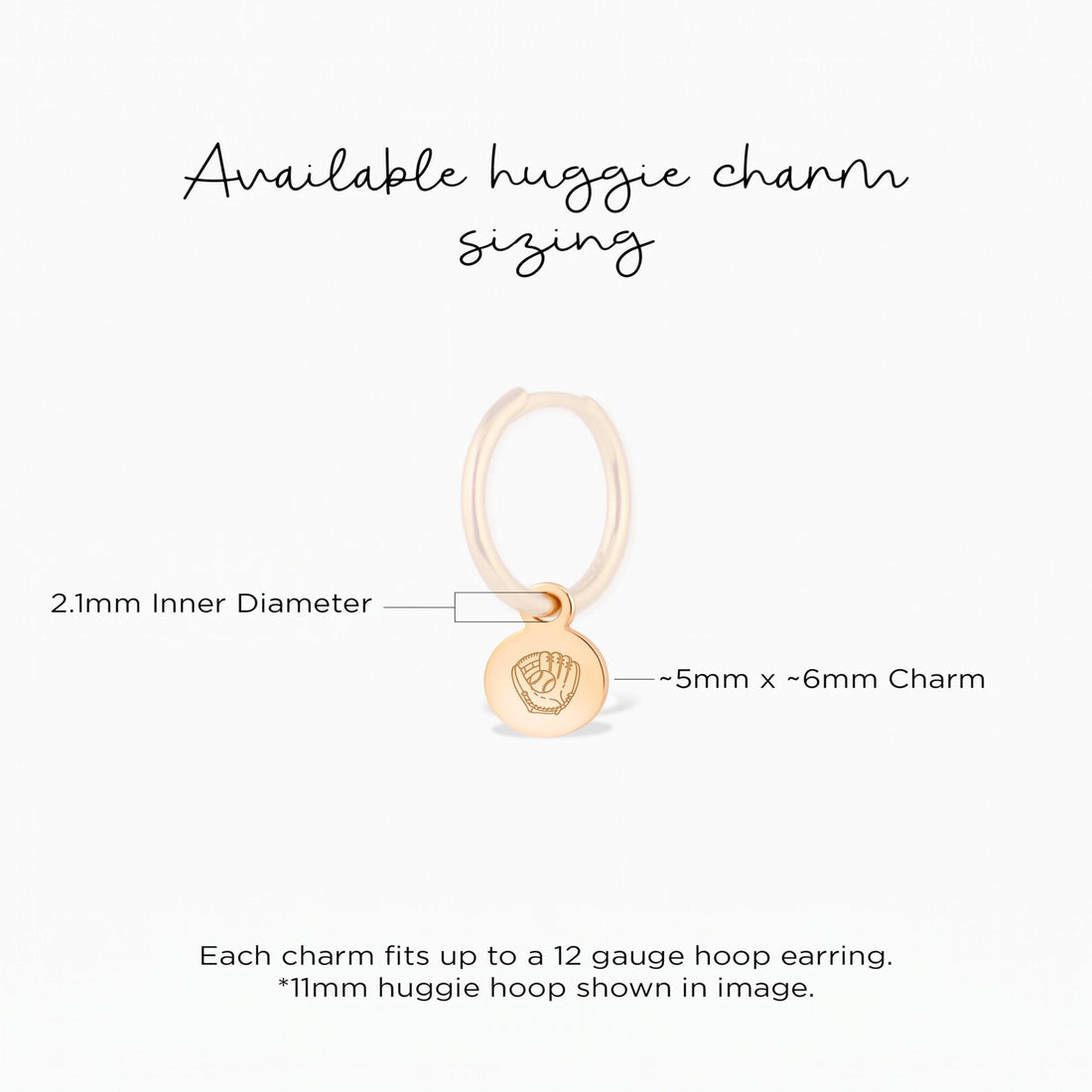 Baseball Glove Disc Charm