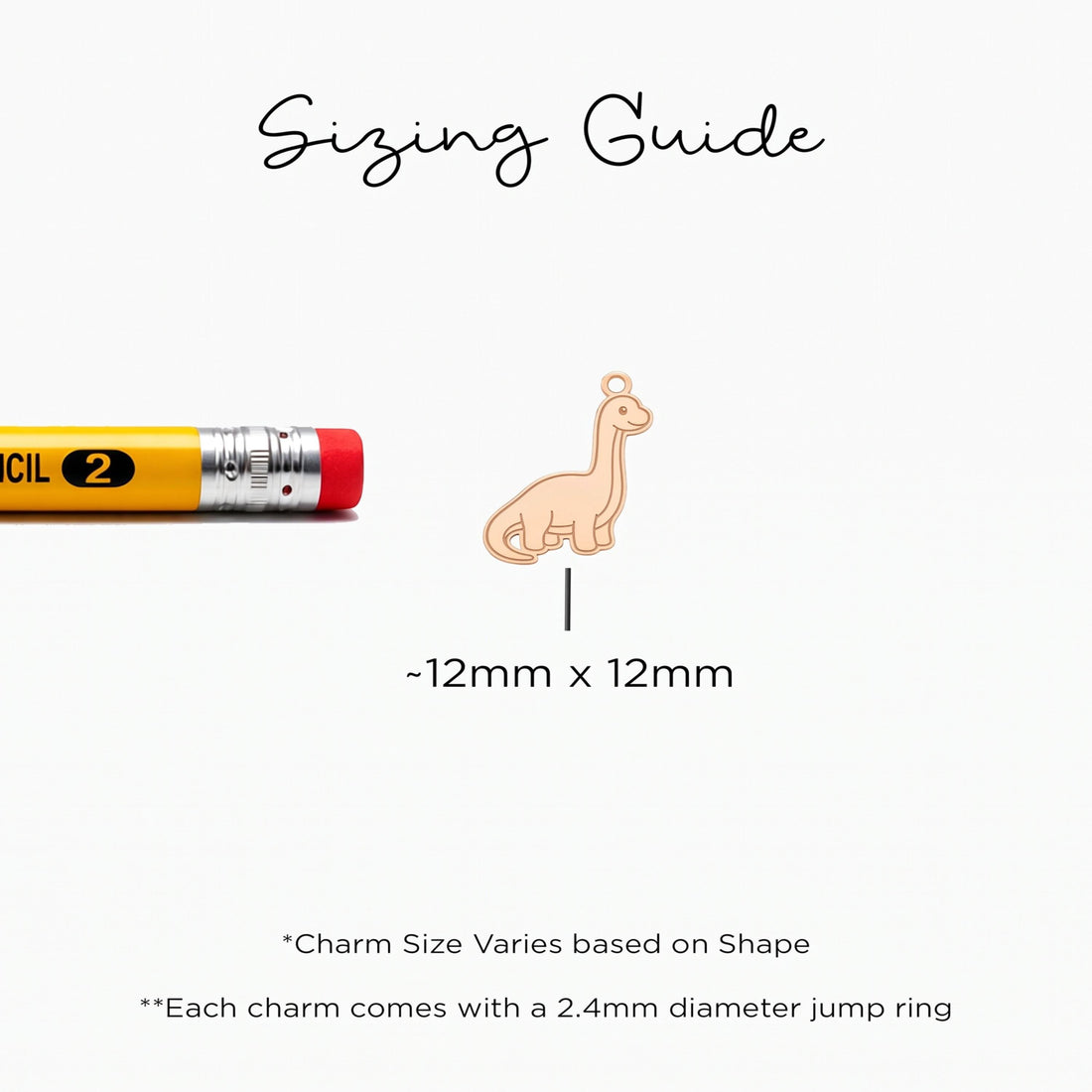 Brachiosaurus Dinosaur Necklace Charm