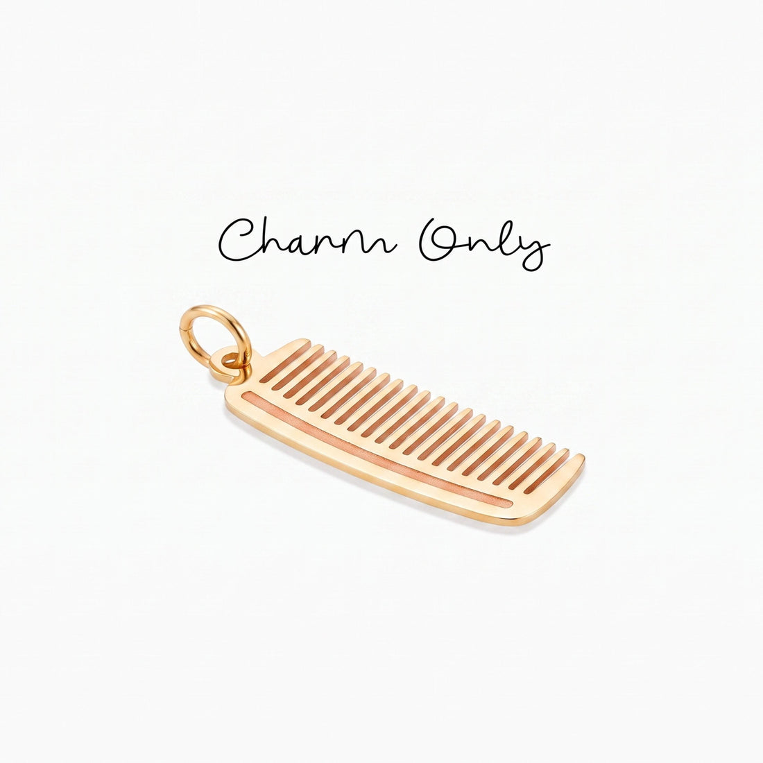Hair Comb Necklace Charm