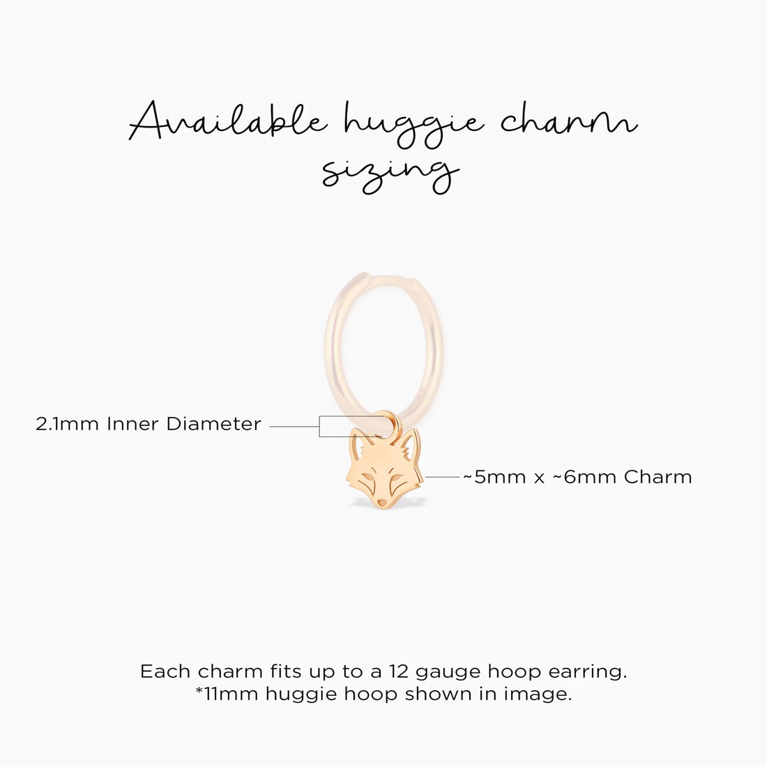 Fox Head Necklace Charm