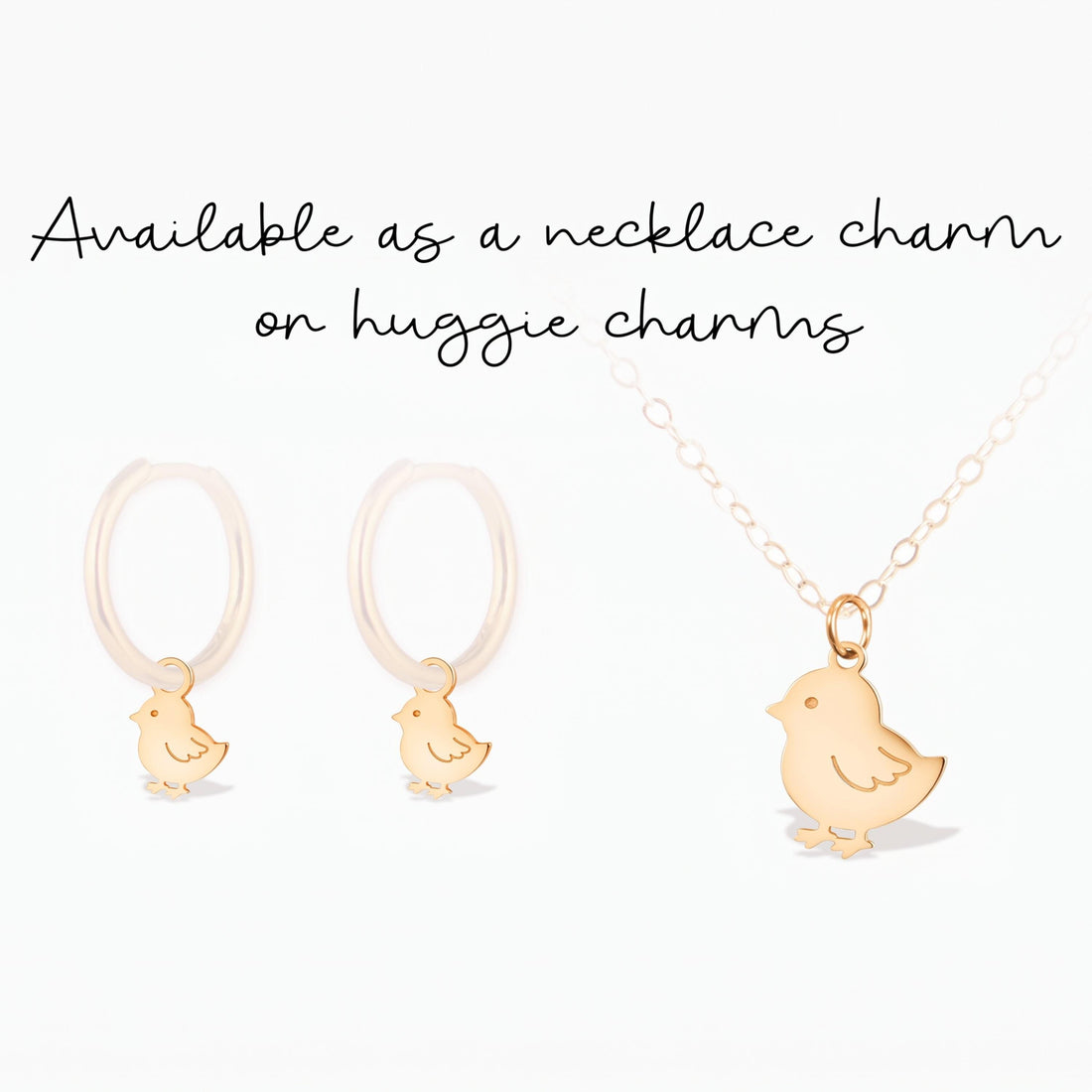 Baby Chick Necklace Charm