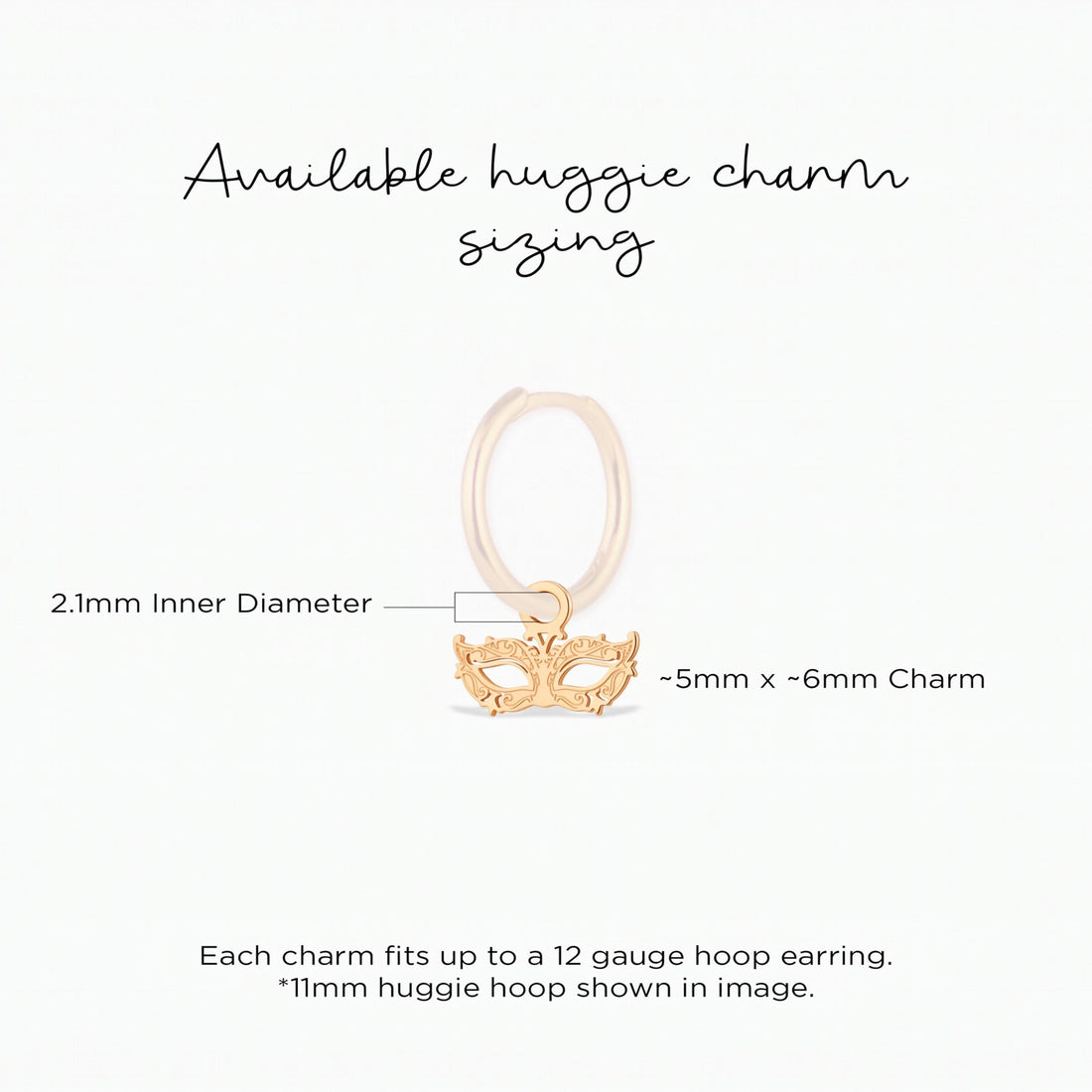 Masquerade Mask Necklace Charm