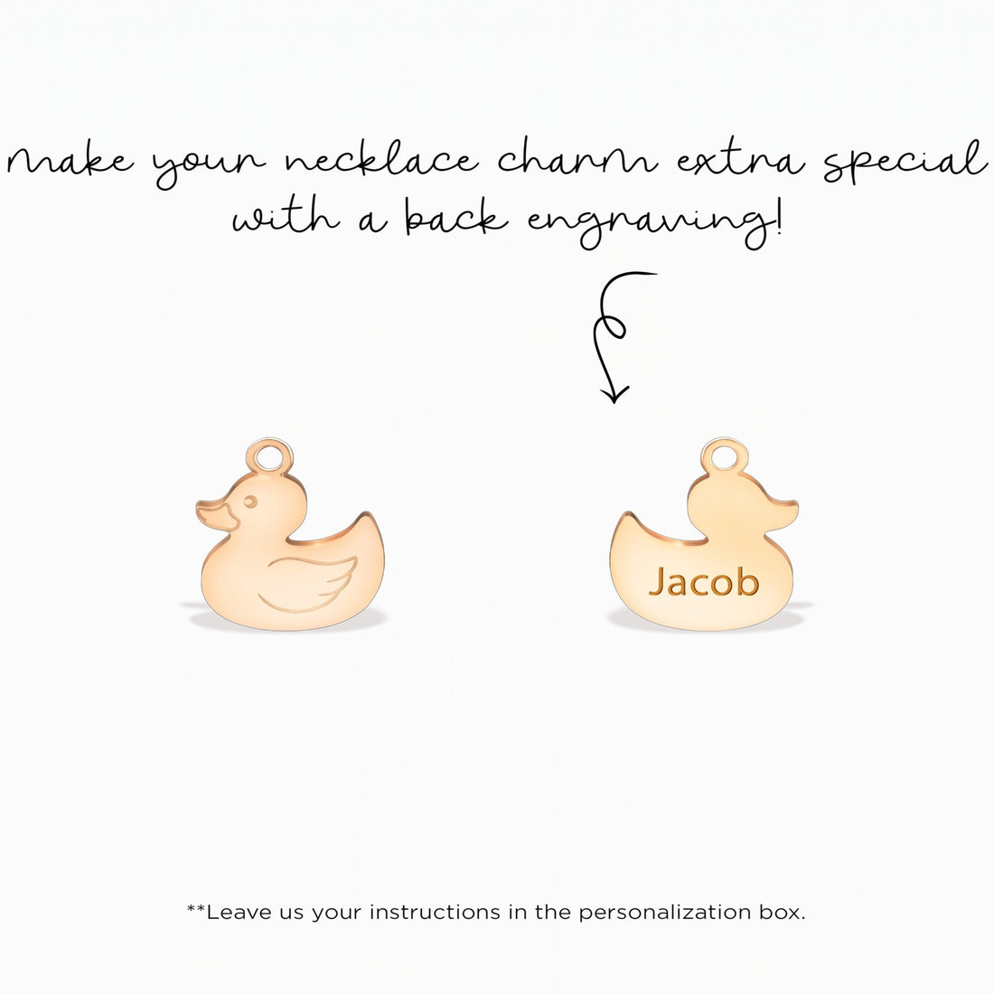 Duckling Duckie Bird Charm