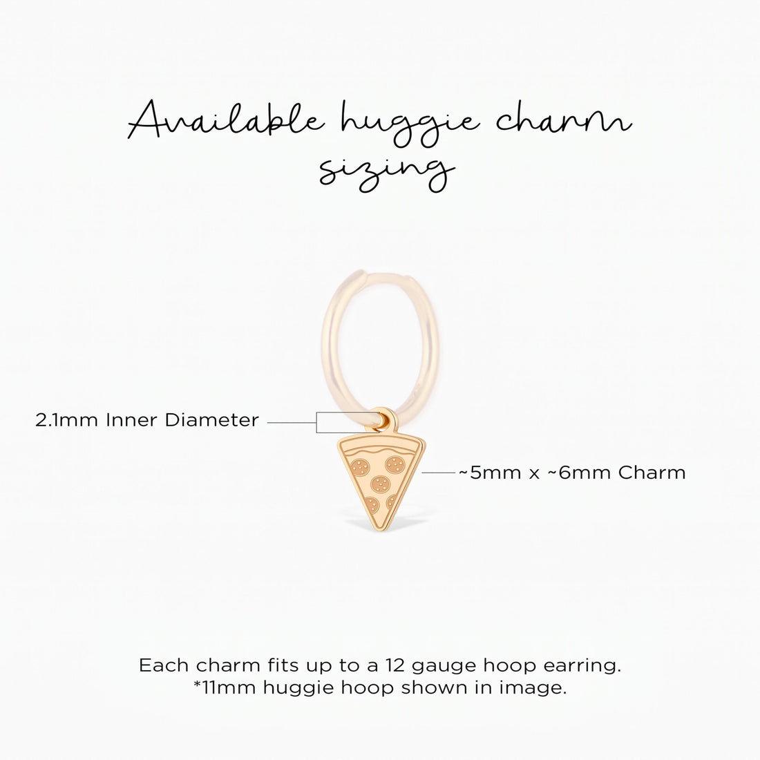 Pizza Slice Food Charm