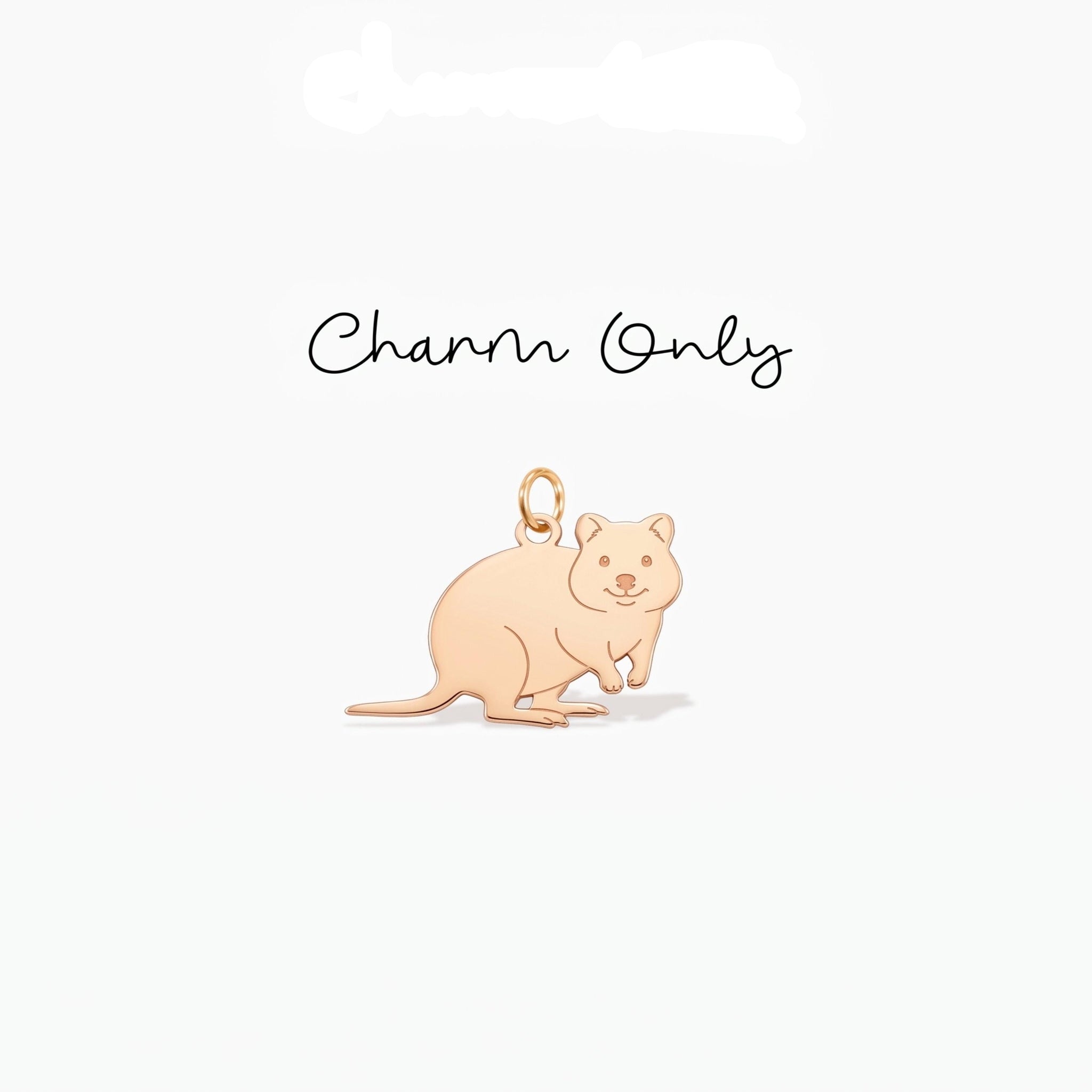 Kangaroo Animal Necklace Charm