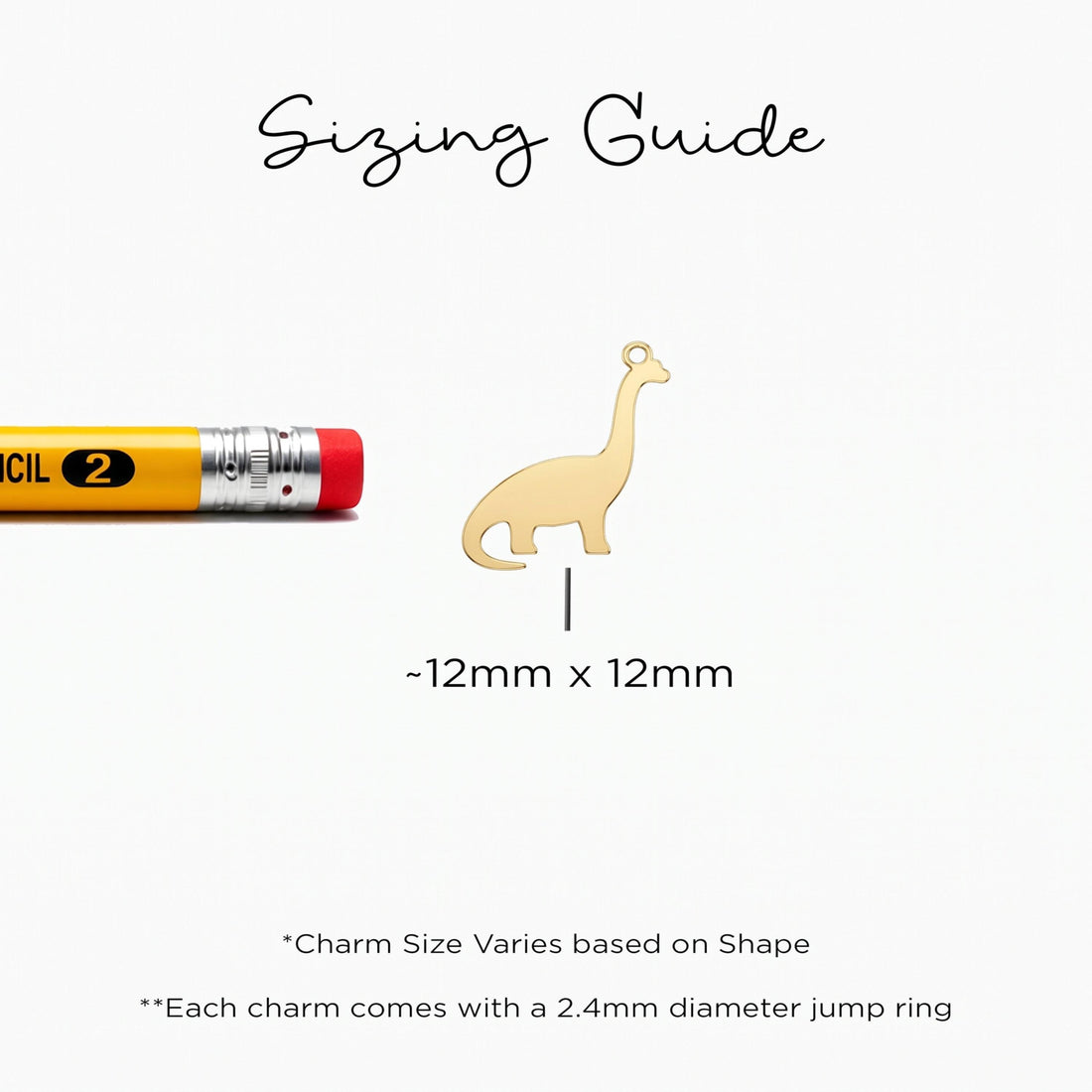 Tiny Dinosaur Necklace Charm