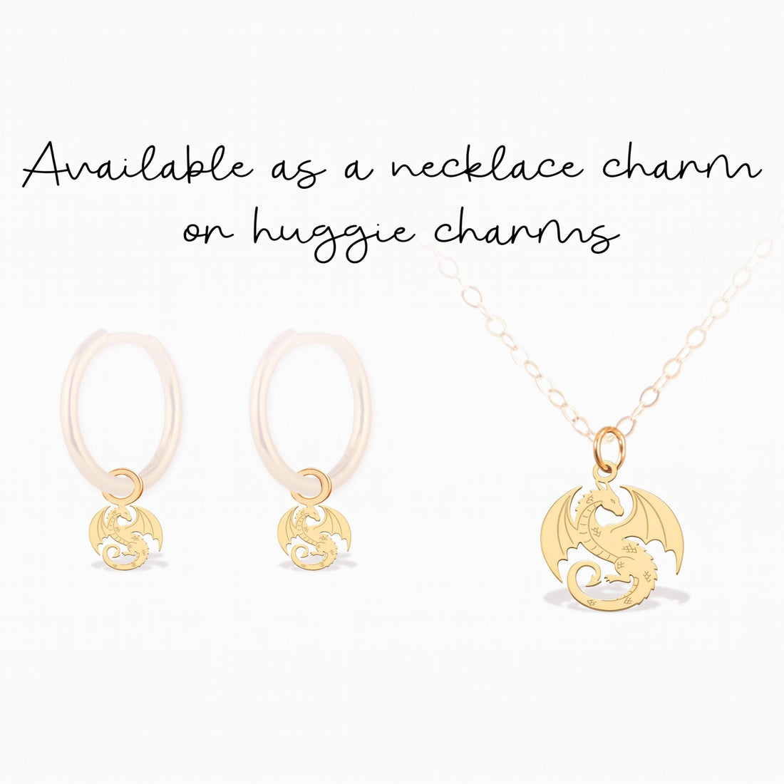 Flying Dragon Necklace Charm