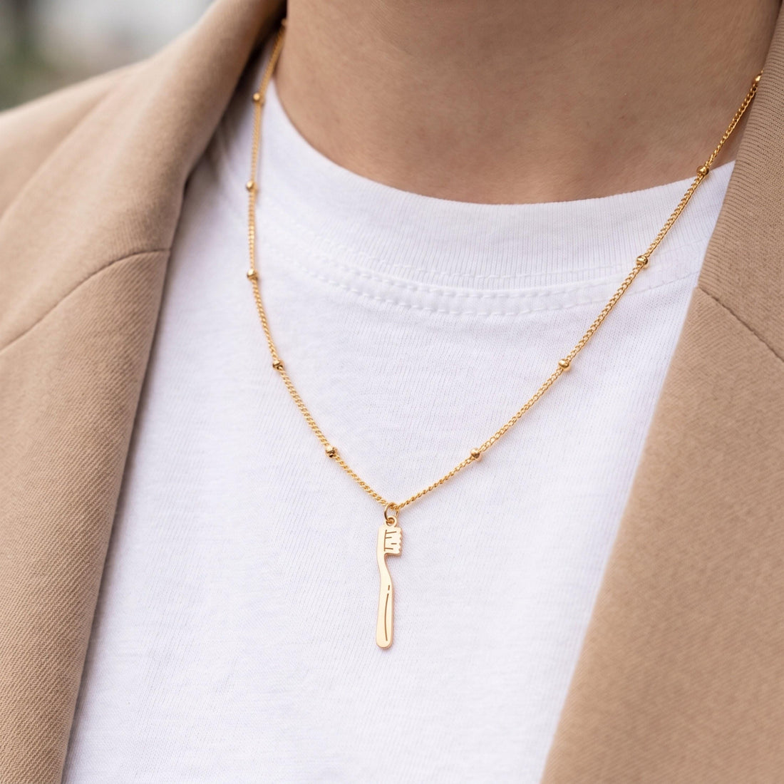 Toothbrush Dentist Charm Pendant