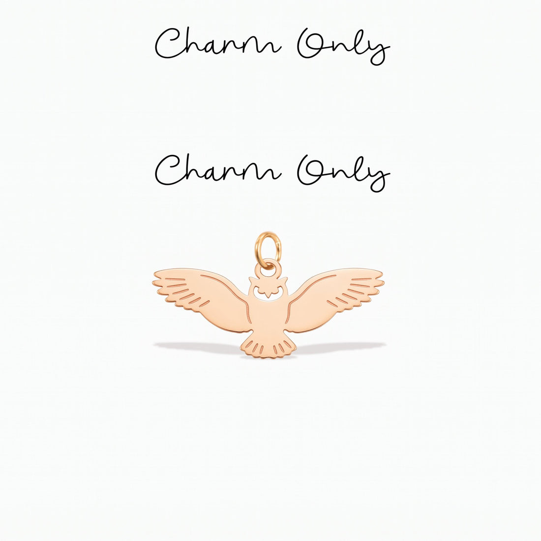 Flying Owl Charm Pendant