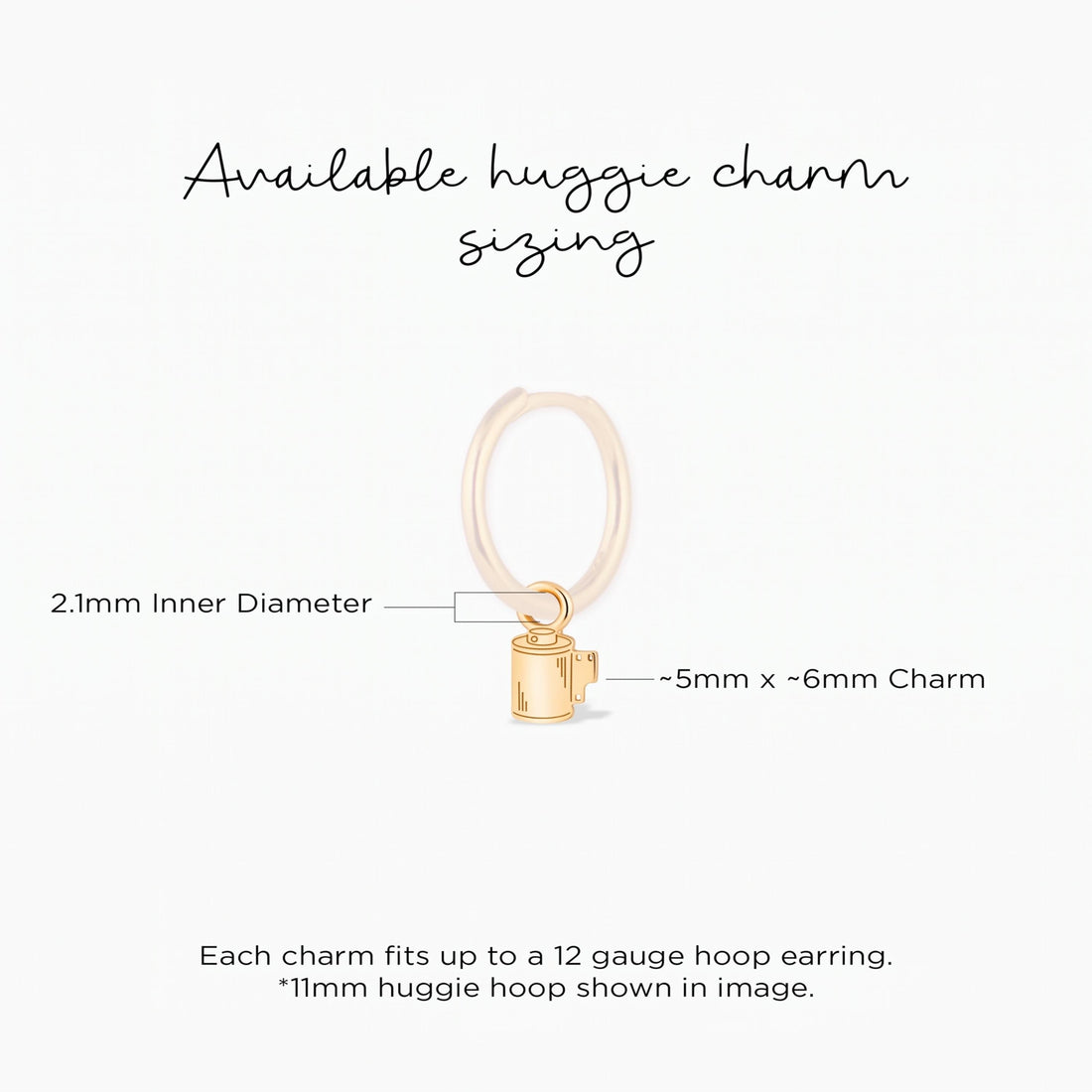 Camera Film Roll Charm