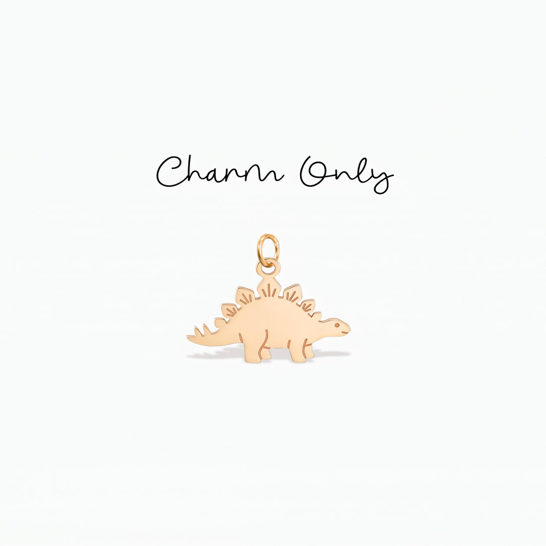Stegosaurus Dinosaur Necklace Charm