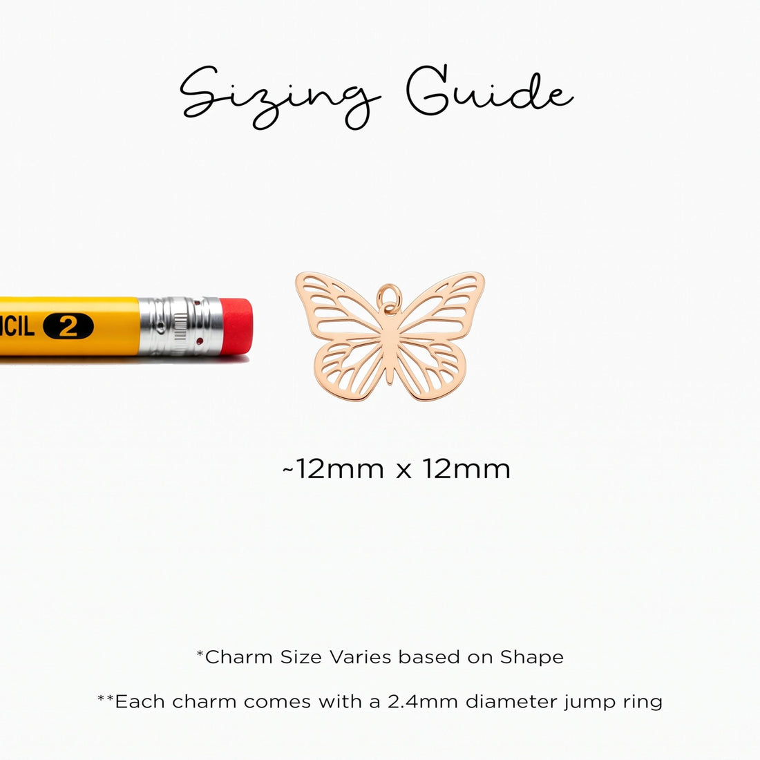 Butterfly Cutout Necklace Charm