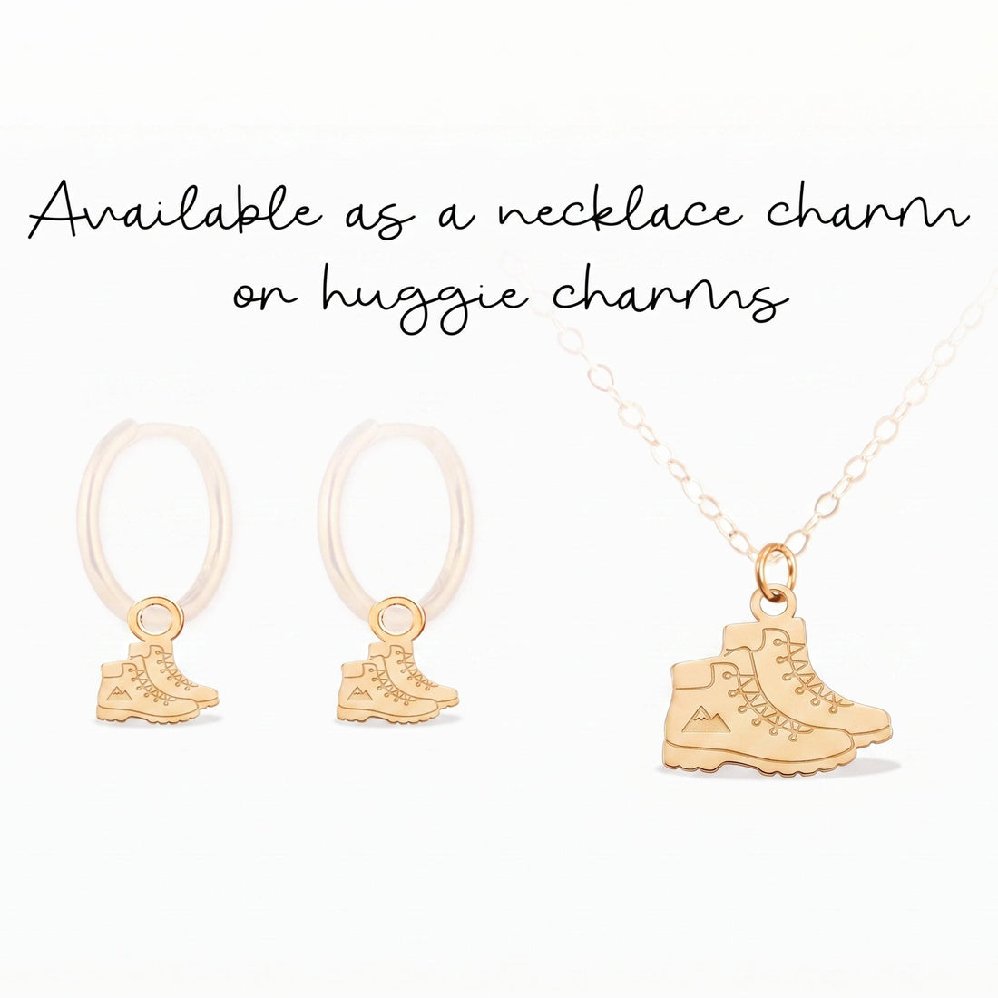 Hiking Boot Charm Pendant
