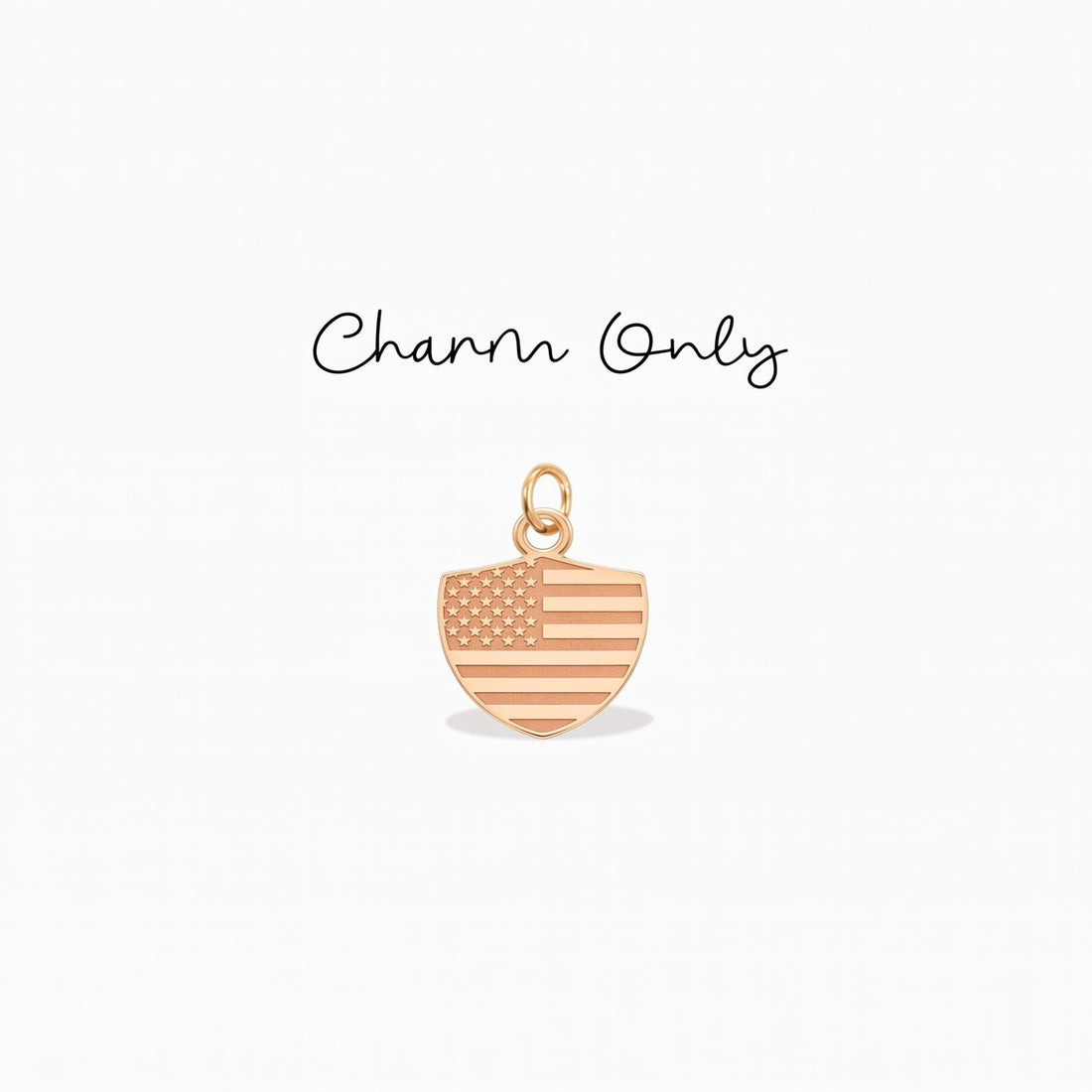 American Flag Shield Charm