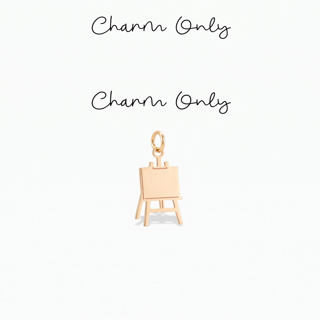 Painter Easel Necklace Charm