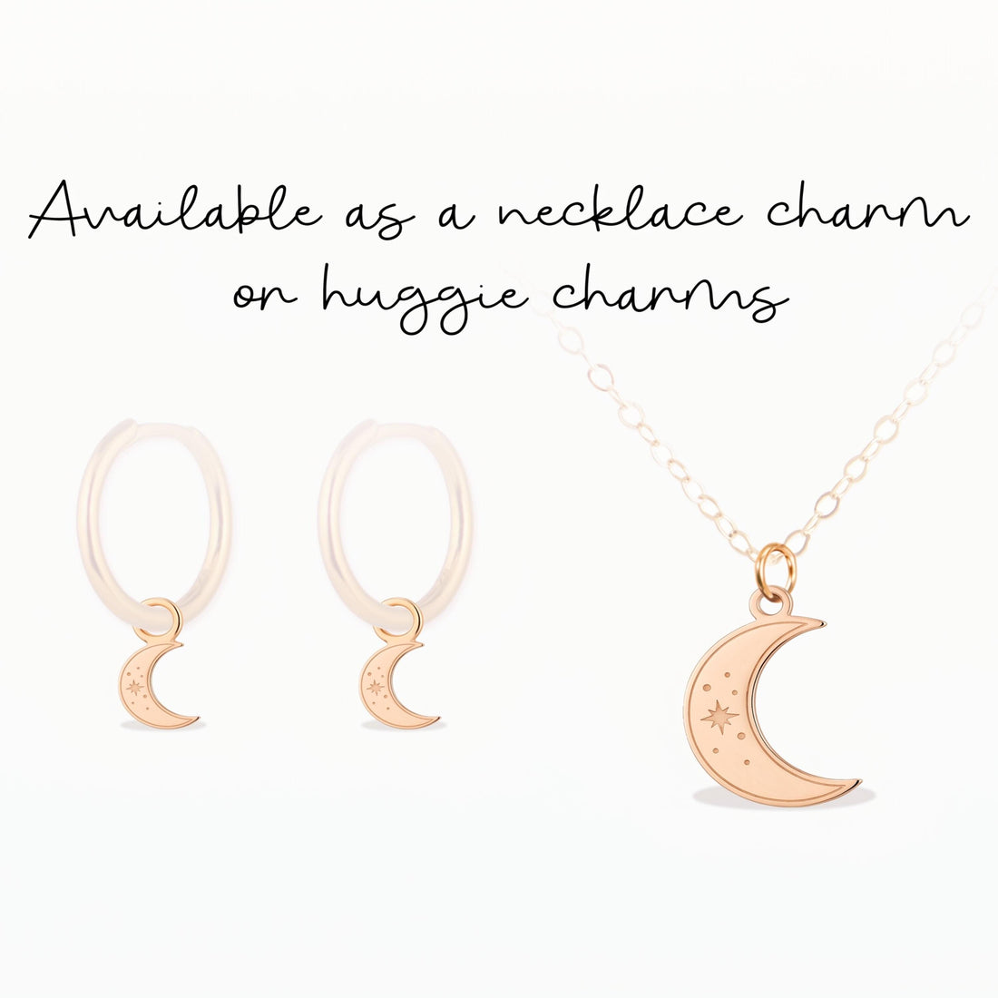 Crescent Moon and Star Charm