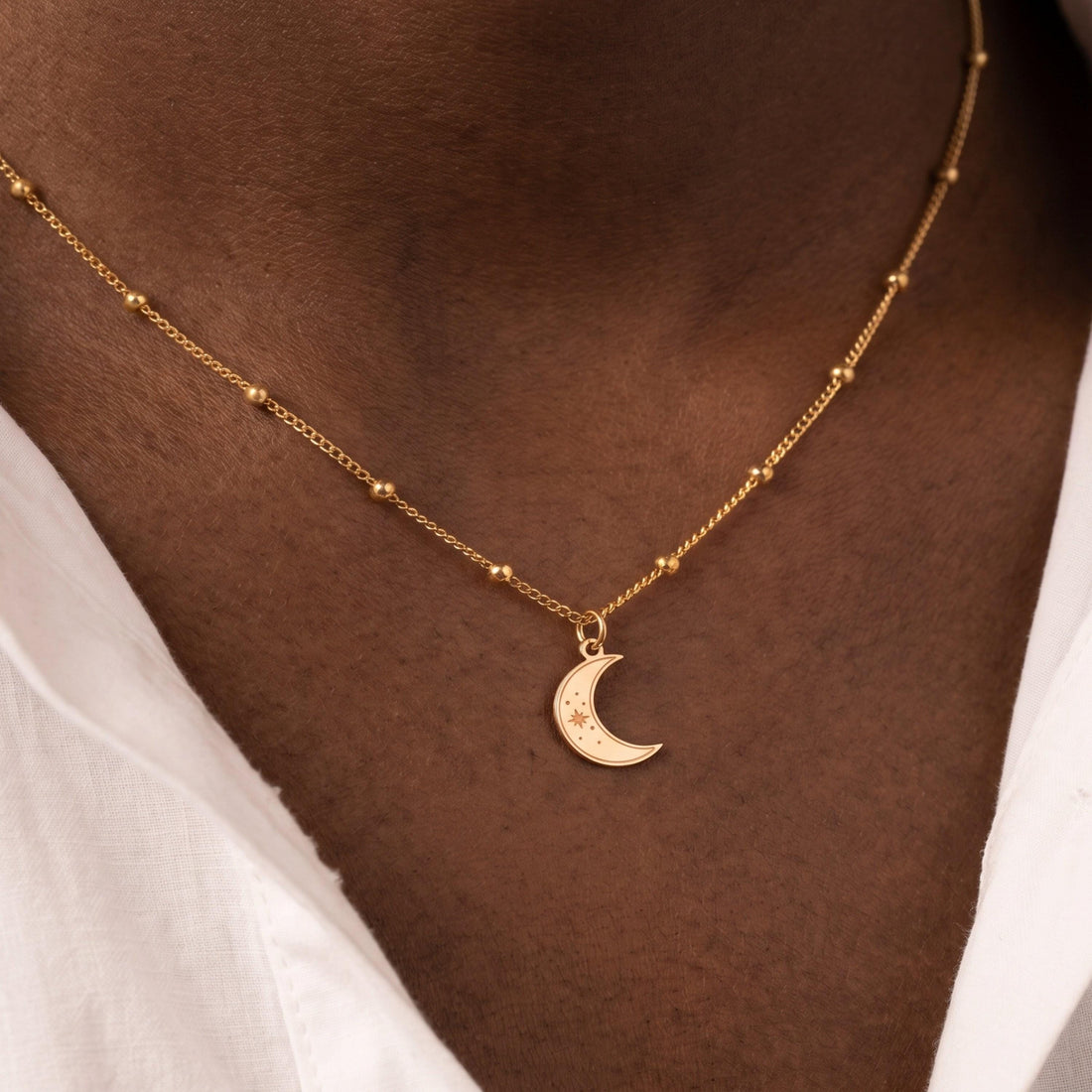 Crescent Moon and Star Charm
