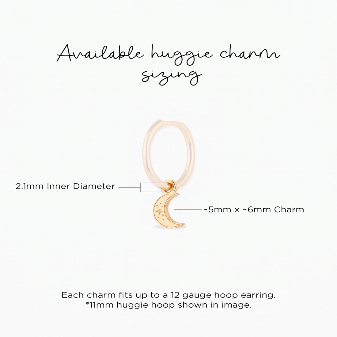 Crescent Moon and Star Charm
