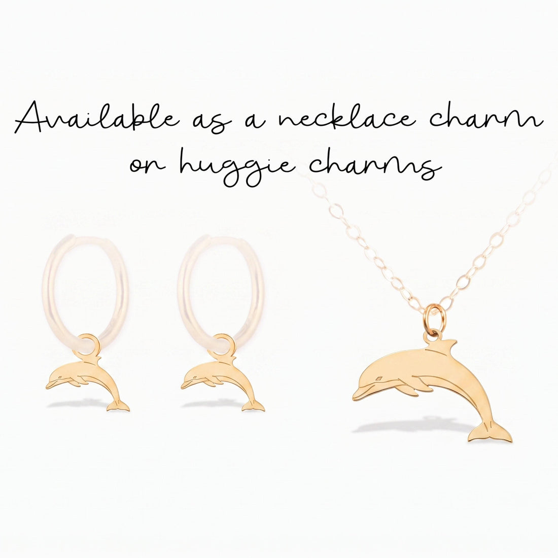 Jumping Dolphin Necklace Charm