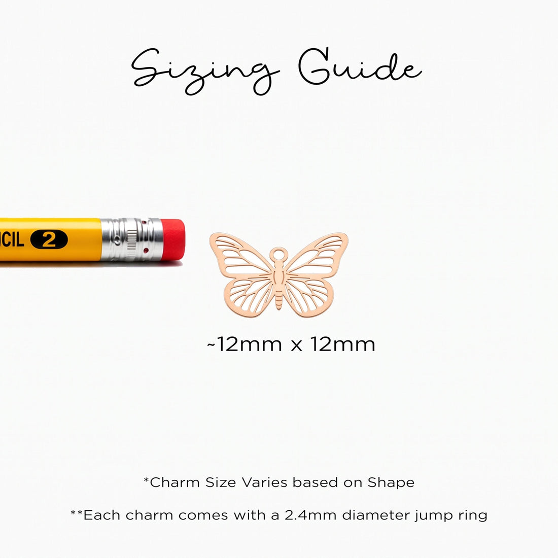 Butterfly Cutout Necklace Charm
