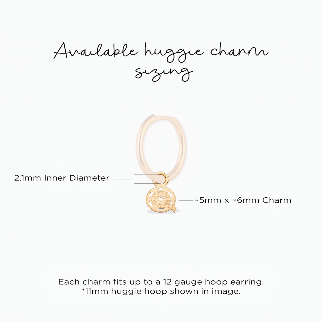 Film Reel Necklace Charm