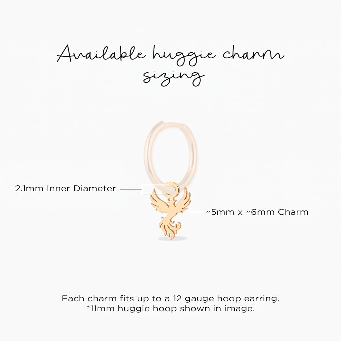 Phoenix Bird Necklace Charm