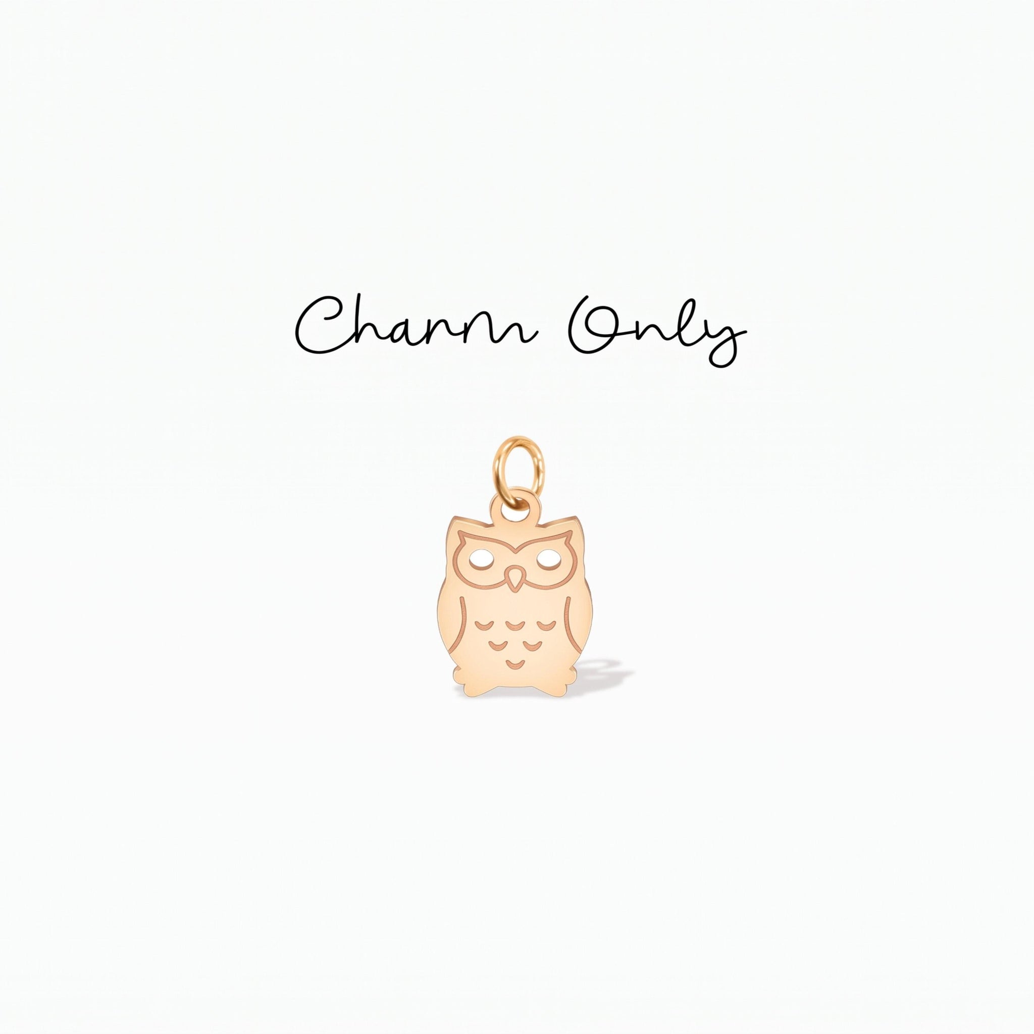Owl Bird Necklace Charm