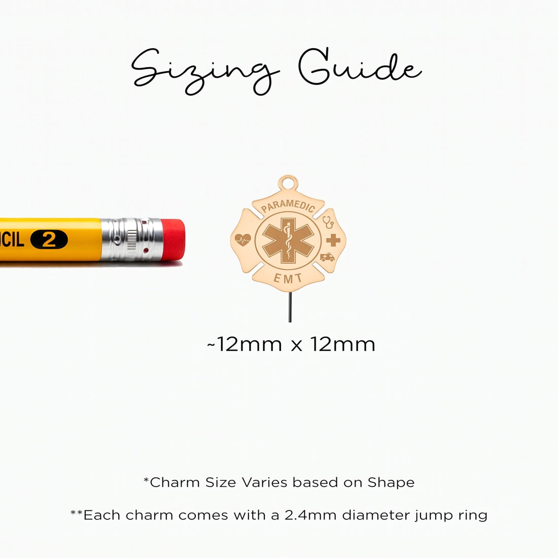 Paramedic Badge Medical Charm