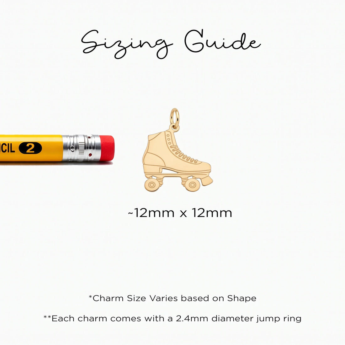 Roller Skate Necklace Charm