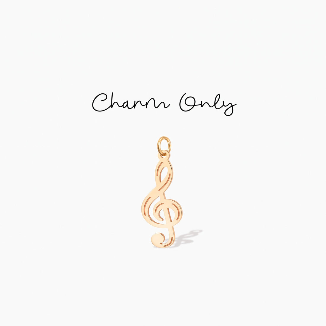 Treble Clef Music Note Charm