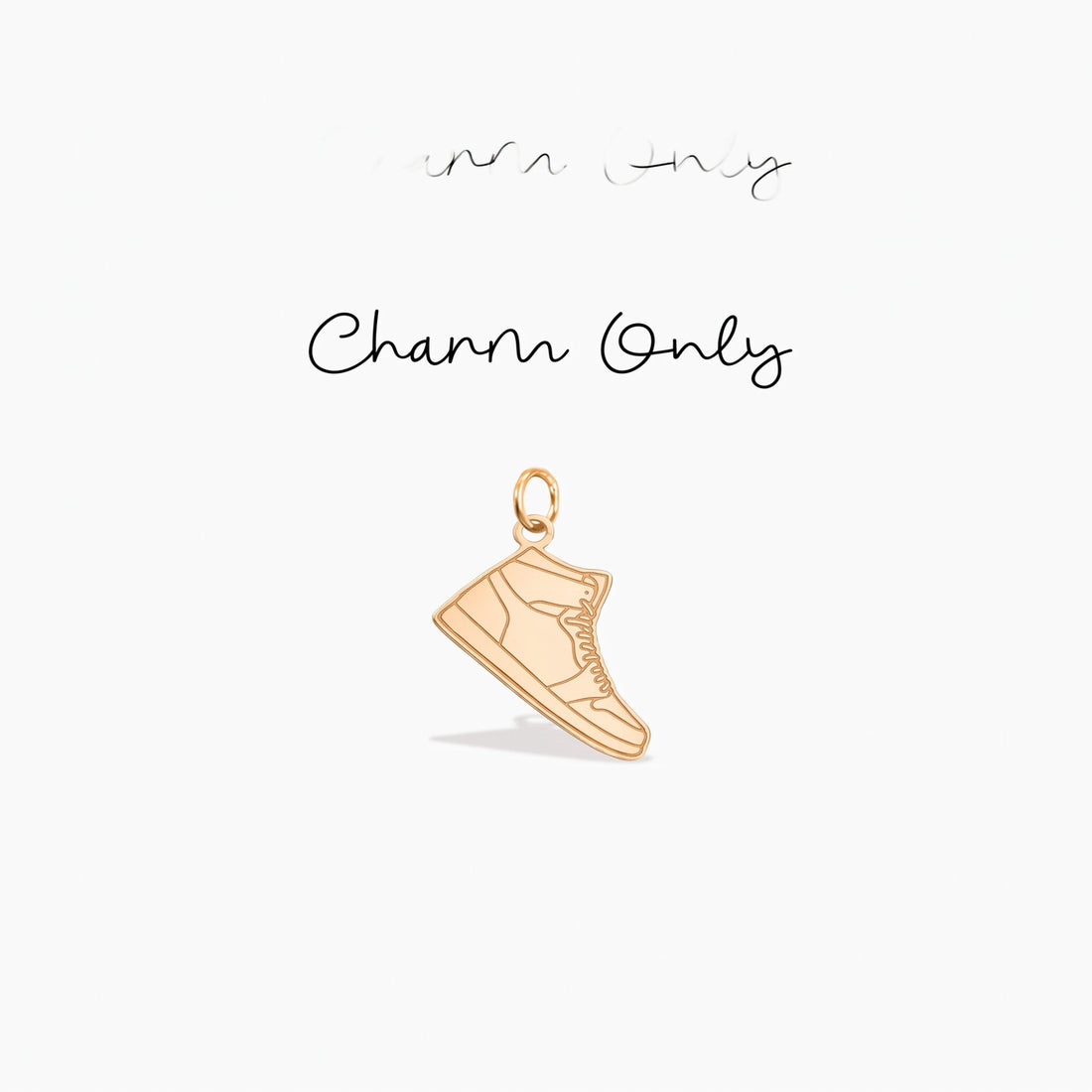 High Top Running Shoe Charm