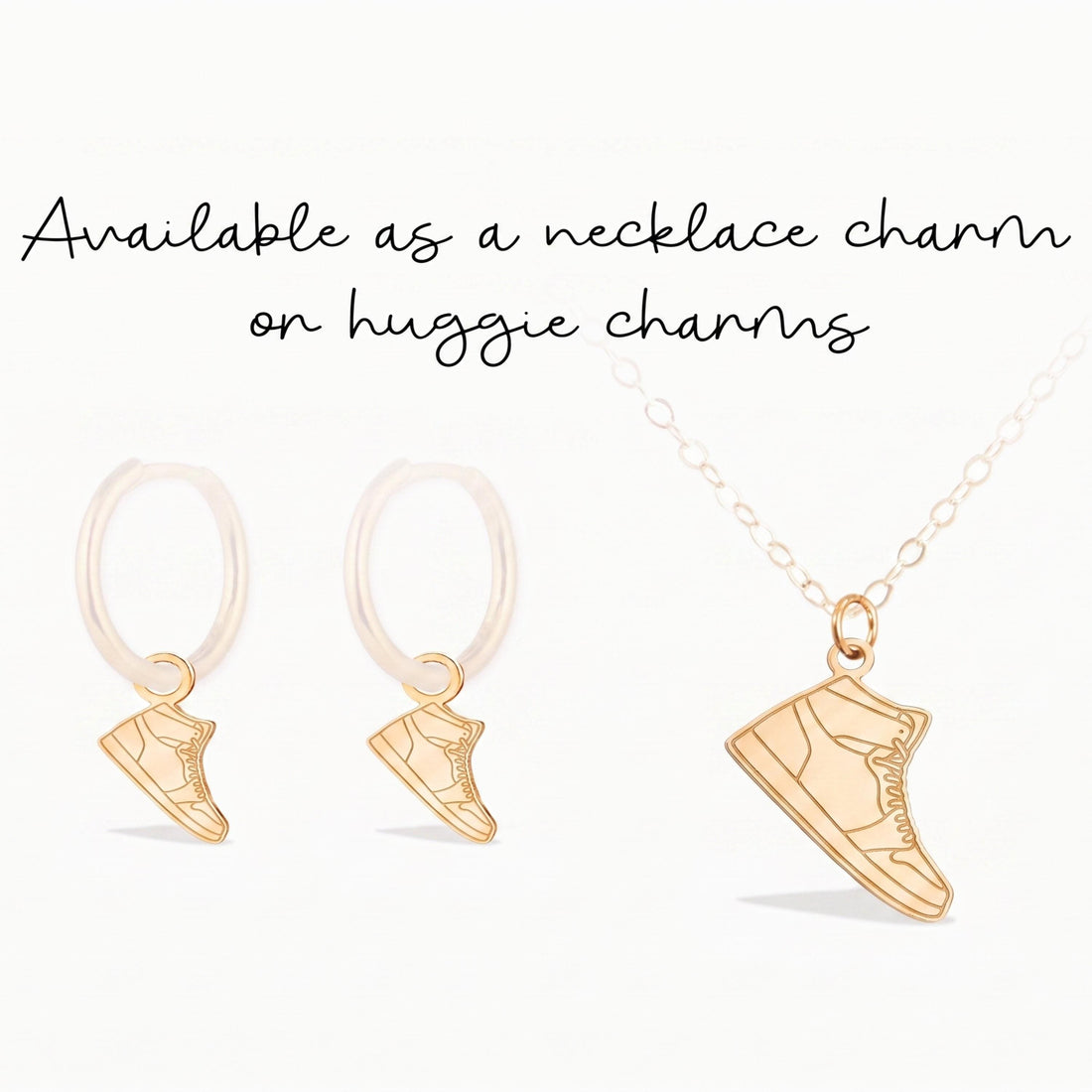 High Top Running Shoe Charm